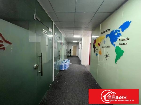 龙岗布吉秀峰地铁站出口出租400平方精装修写字楼，无转让费