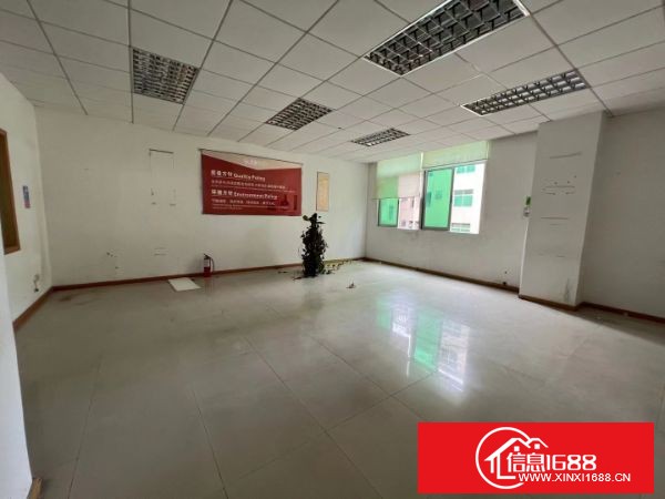 横岗安良万骏隆购物广场附近1350平方，原房东实际面积，精装修办公室水电到位
