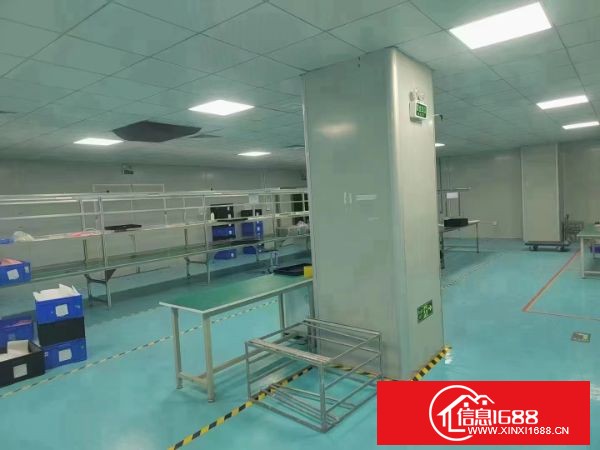 长安街口新出三楼 整层1700平无尘车间，水电办公室齐全，拎包生产