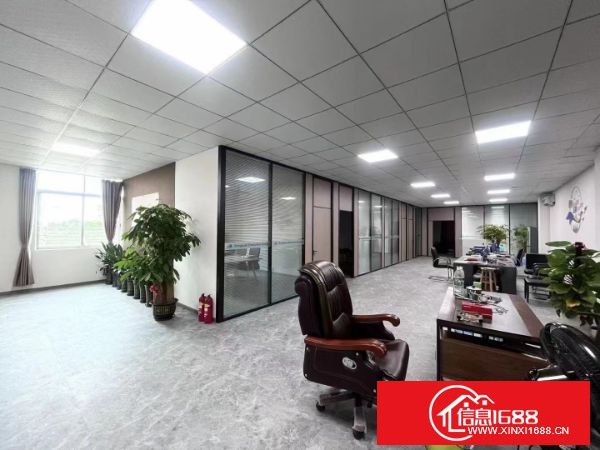 东莞长安沙头工业园楼上800平 豪华装修，水电齐全