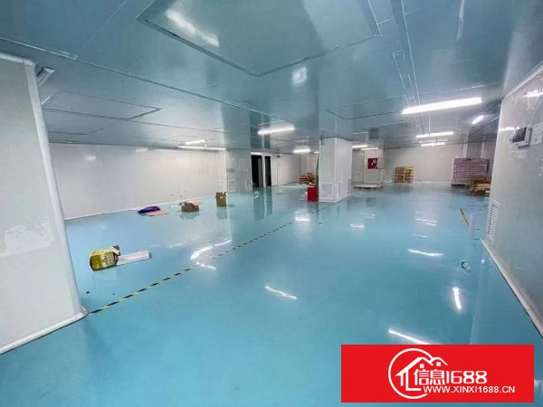 龙岗坪地高桥新空出厂房二楼，无尘车间1850平方，现成豪华装修办公室，会议室，车间仓库等