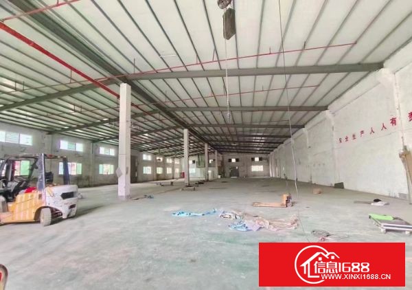 原房东厂房出租：龙岗坪地年丰社区6米高钢构厂房，1200平米+400平米共2个车间，带超大院子可进大货柜车