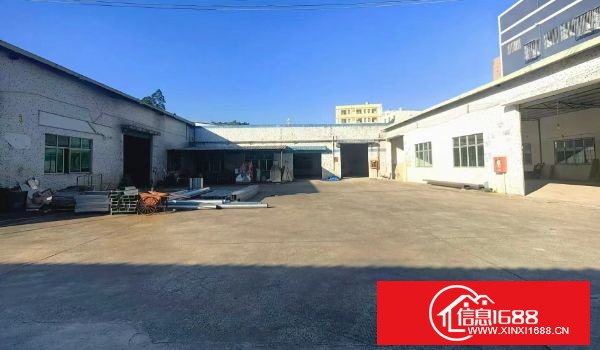 原房东厂房出租：龙岗坪地年丰社区6米高钢构厂房，1200平米+400平米共2个车间，带超大院子可进大货柜车