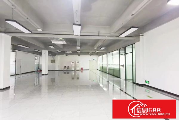 沙井宝安大道后亭地铁站附近：高新科技园：2楼整层2000平方，3楼1000平方，带精装修办公室