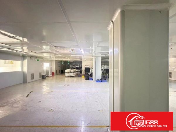 观澜福民红本厂房独栋1-3层6150平，1楼层高5.5米，2楼无尘车间，3楼现成前台，精装办公室