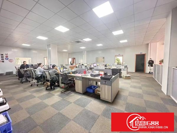 观澜福民红本厂房独栋1-3层6150平，1楼层高5.5米，2楼无尘车间，3楼现成前台，精装办公室