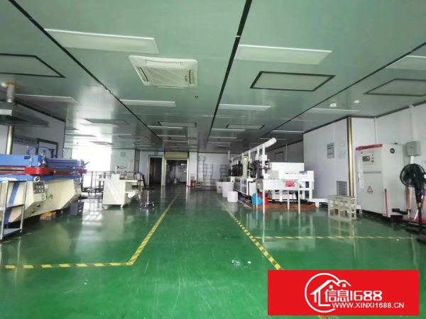 东莞塘厦蛟乙塘红本工业厂房A栋4楼1480无尘车间带全新办公室精装修，厂房配备标准两台3吨快速货梯，承重1.5吨