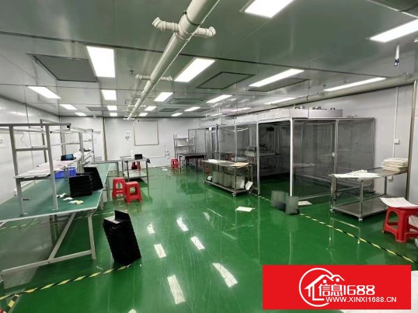 东莞塘厦蛟乙塘红本工业厂房A栋4楼1480无尘车间带全新办公室精装修，厂房配备标准两台3吨快速货梯，承重1.5吨