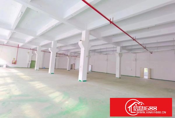 沙井步涌同富裕、原房东自建漂亮红本园区厂房：1楼半层1350平方，2楼整层2700平方，可分租，