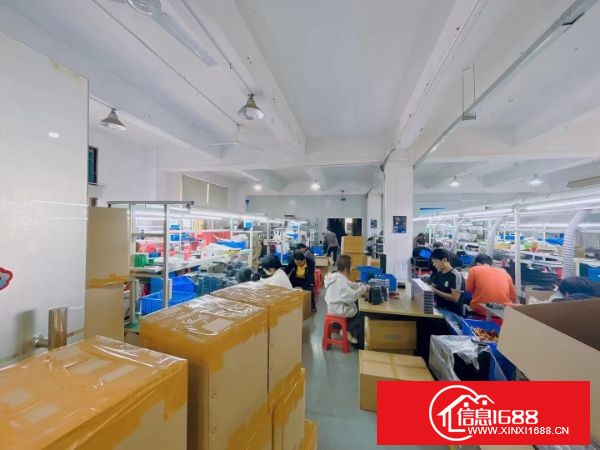 东莞凤岗官井头原房东实际面积出租4楼760平方，报价16块，0公摊，全部现成装修