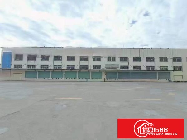 观澜高速口新出大型物流高台仓！单一层9000平，砖墙到顶，层高10米，双边卸货平台15个，带雨棚，空地5000平，可停飞机
