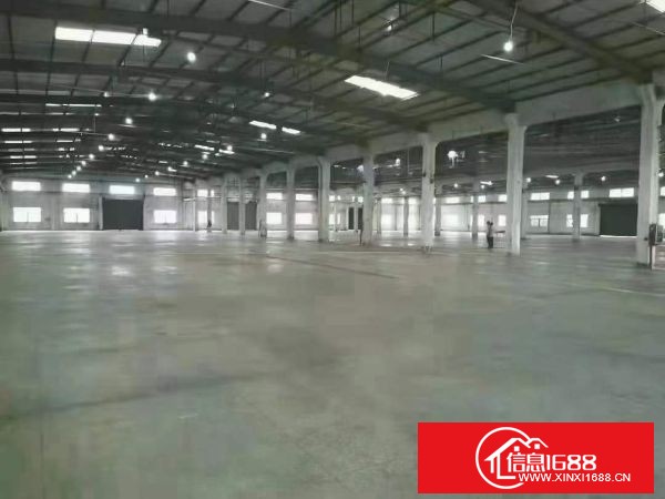 观澜高速口新出大型物流高台仓！单一层9000平，砖墙到顶，层高10米，双边卸货平台15个，带雨棚，空地5000平，可停飞机