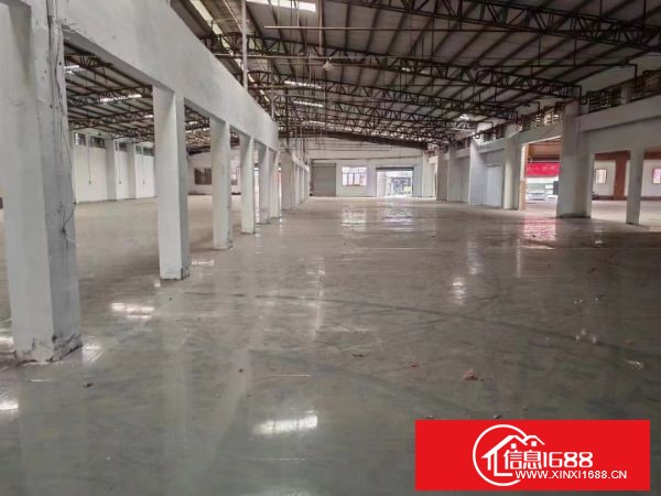 东莞长安高速出口附近一楼钢结构厂房砖墙到顶4500平方，价格19元，可整租也可以分租！