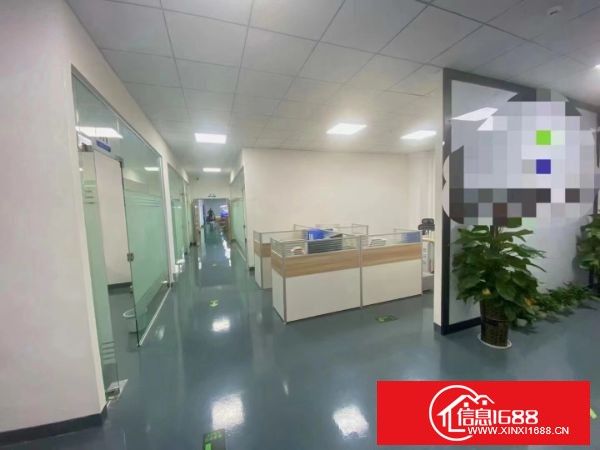 龙岗龙东二楼面积800平 带精装修无尘车间 有标准两吨新电梯 水电办公齐全，可拎包入驻