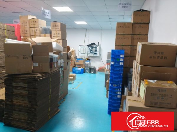 石岩地铁口北环工业园1890平米出租，带豪华办公室装修，水电到位，万级无尘车间