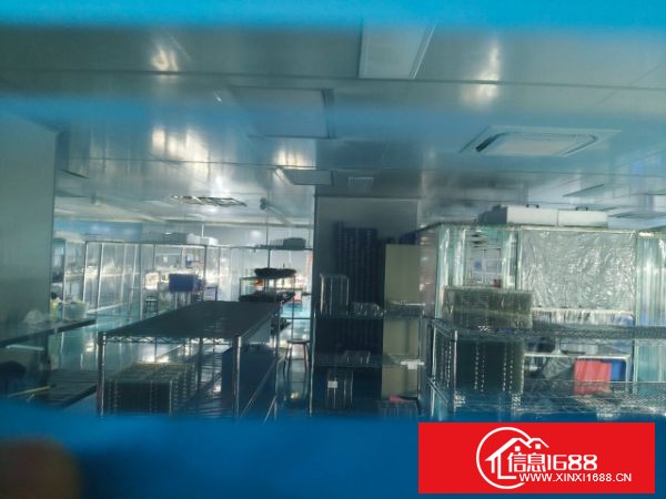 石岩地铁口北环工业园1890平米出租，带豪华办公室装修，水电到位，万级无尘车间