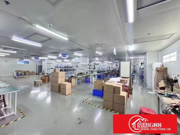 福永桥头地铁站附近，楼上1850平方，现成的无尘车间，单一层独立户型，水电到位