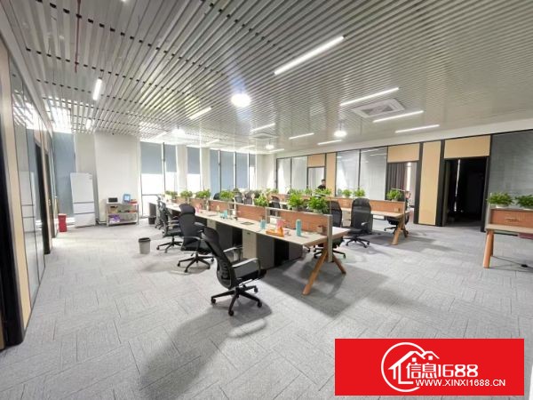 松岗地铁口零距离全新红本科创产业园 592平（全新装修，家私，空调齐全）