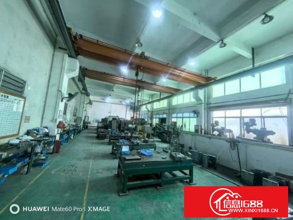 东莞大岭山镇大塘村主干道边上工业园 厂房楼层：1-2层，4000平方，一楼6.5米，带牛角，可分租