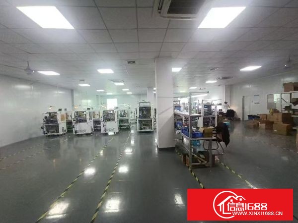 福永塘尾楼上650平实际面积，现成精装修厂房！