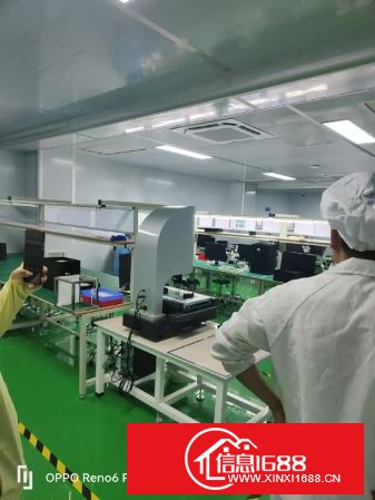 东莞长安新安大桥附近楼上实际1000平方现成电子组装车间，可拎包生产