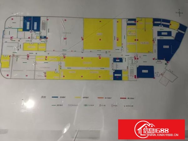 坪山大工业区新出楼上精装修厂房 面积3500平，现成无尘车间 水电，家具，办公家私齐全