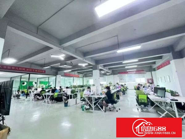 宝安福永桥头楼上1100平精装修厂房仓库办公室出租，园区环境优美，可以分租