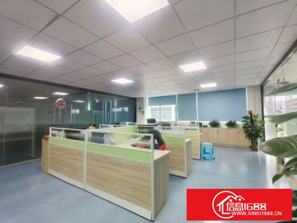 观澜龙澜快线旁大型园区新出楼上精装厂房1650平，现成无尘车间，无需装让费，