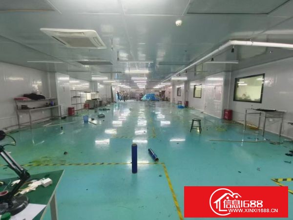 观澜松元轻轨旁原房东 楼上1400平米一整层 带装修办公室，有无尘车间 园区形象好，已电改。