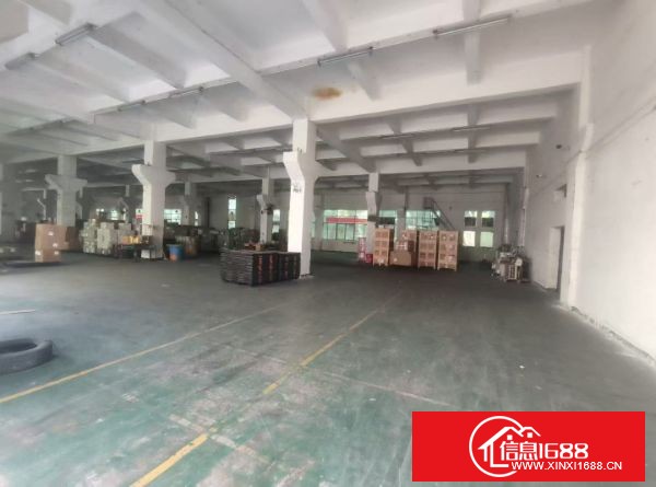 福永大洋田独院整栋1-3层6600平米厂房出租，层高6米，园区空地大，货柜车进出方便，3楼精装修办公室，独立货梯，水电齐全拎包入住