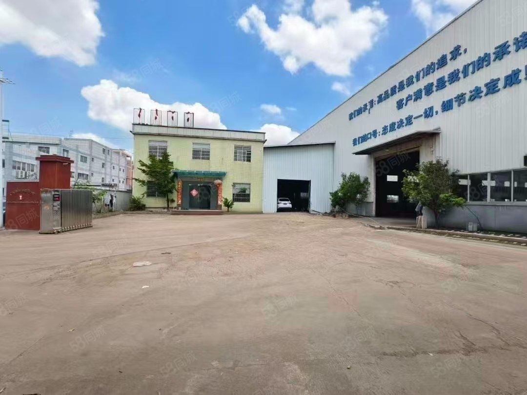 (出租) 大岭山高速口原房东独院厂房出租高10米独栋办公楼空地大可分租