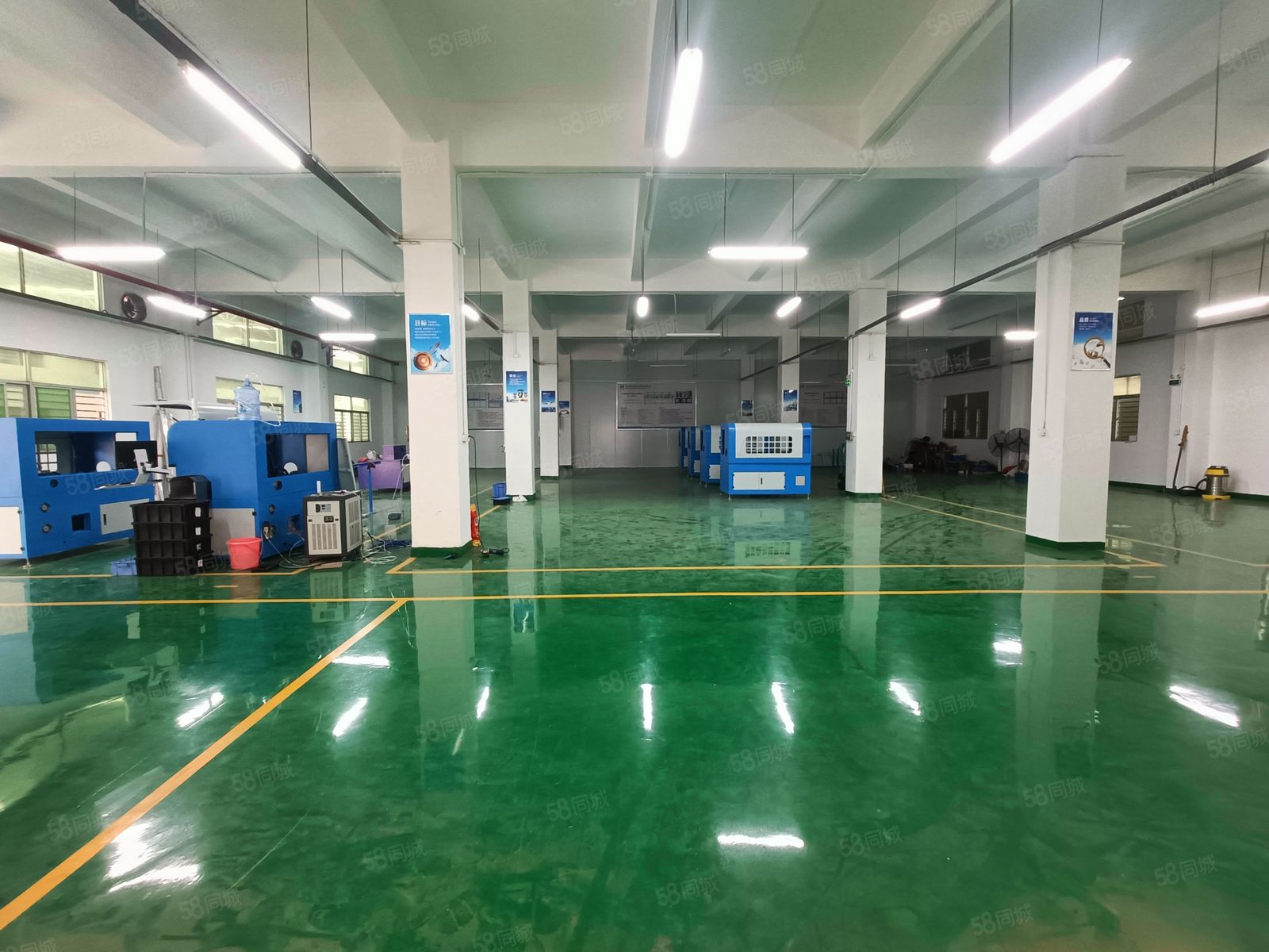 (出租) 大岭山大塘工业区新空一楼800平全新地坪漆,精装修办公形象好
