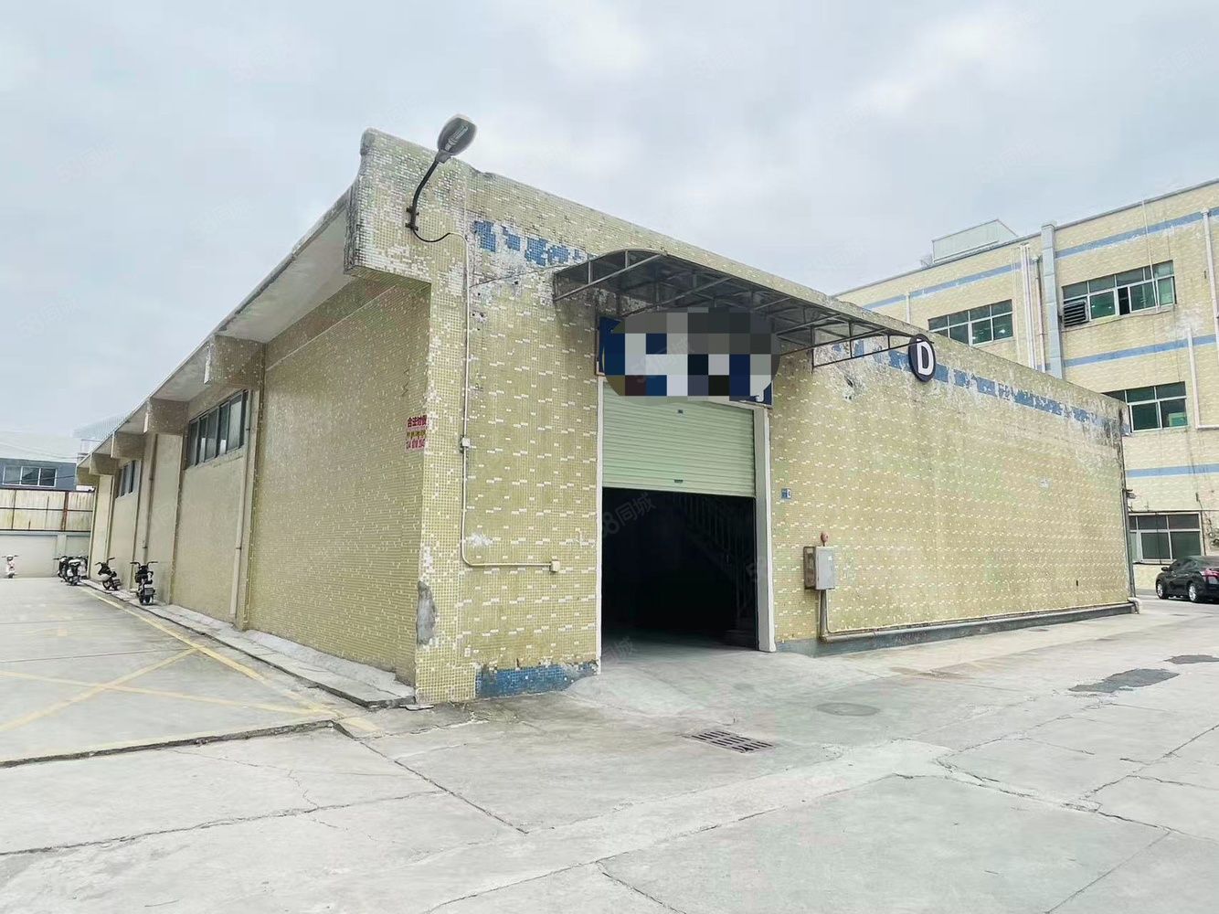 (出租) 凤岗雁田龙平西路边独立一楼厂房536平方米带办公室水电出租