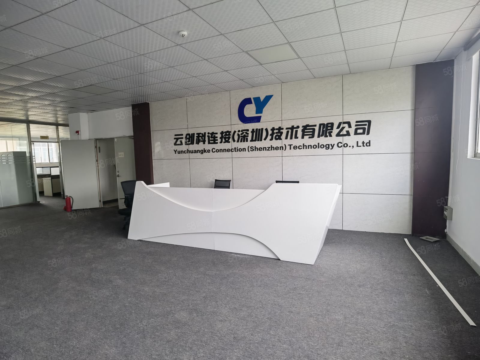 (出租) 福永桥头工业区新出楼上豪华装修600平米出租