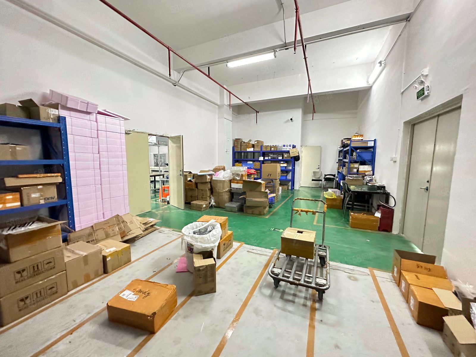 (出租) 观澜福民悦兴路工业园500平方现成装修红本厂房出租仓库出租