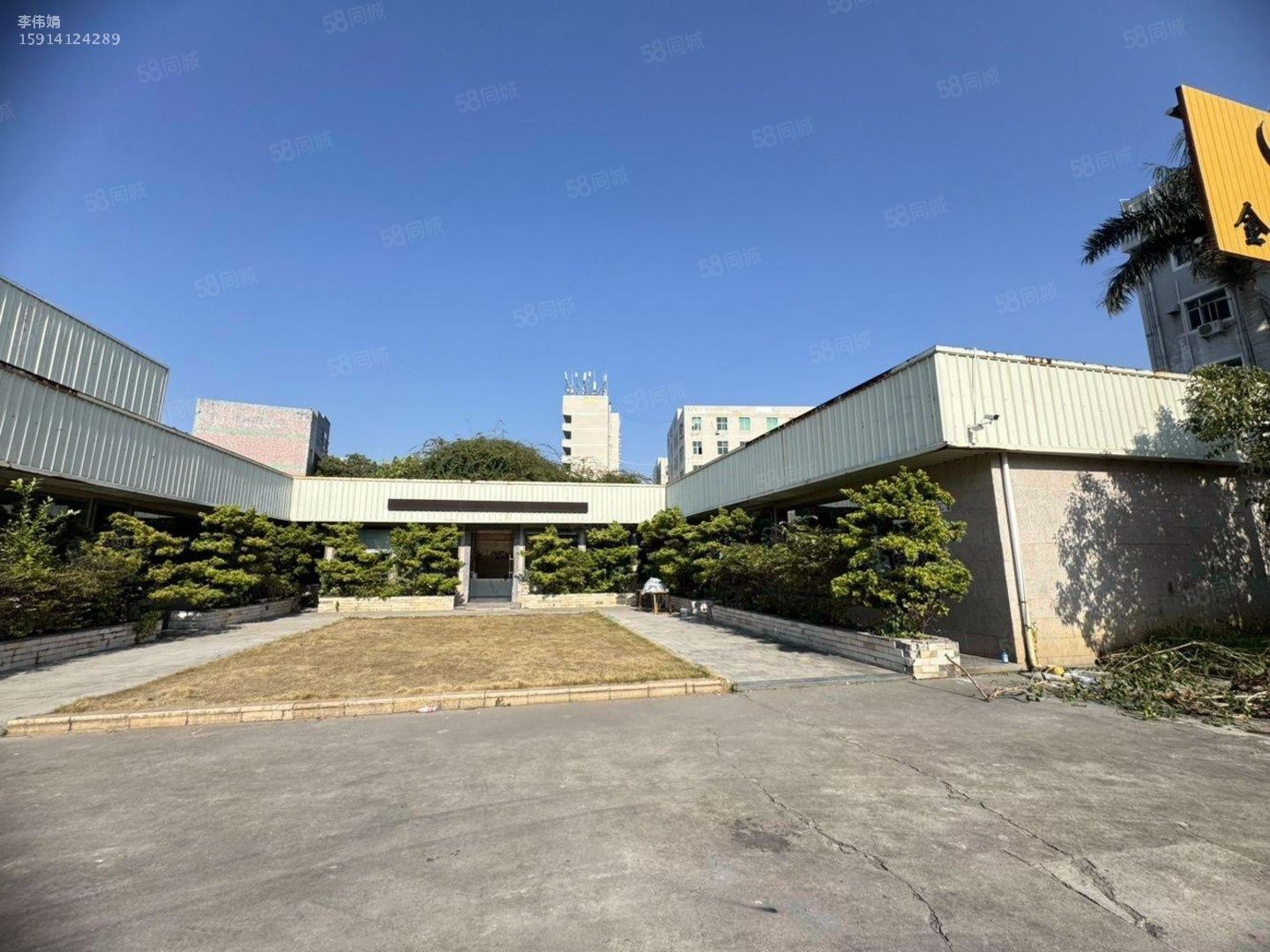 (出租) 楼村龙大高速口 独院钢结构厂房2000平方,层高10米