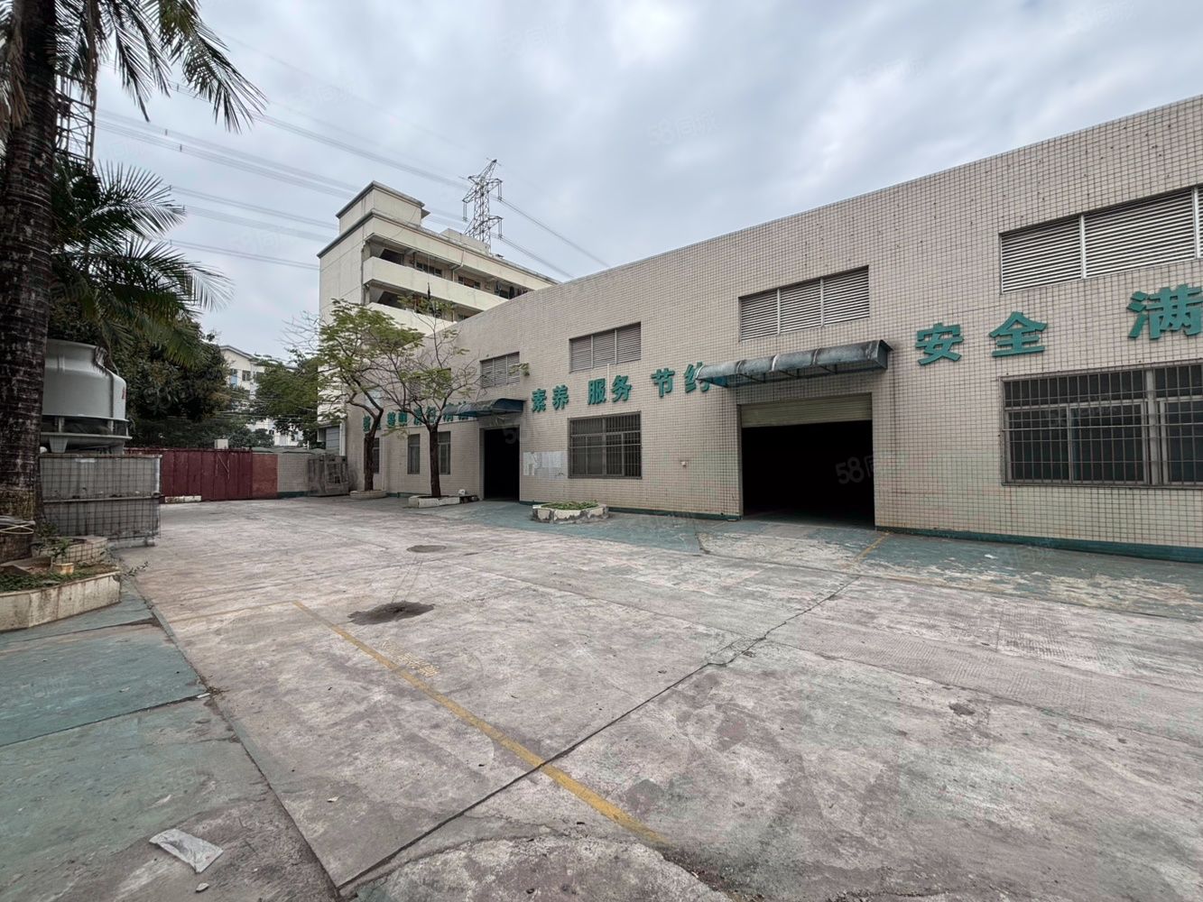 (出租) 深圳市宝安区松岗沙浦洋涌工业区原房东独院钢构厂房出租