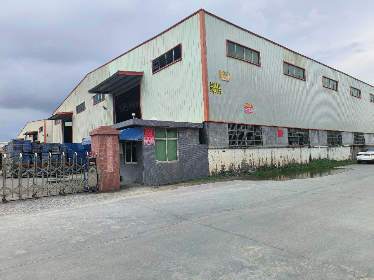 (出租) 惠州市博罗县石湾镇滘吓李屋单一层厂房出租仓库隔间钢结构！