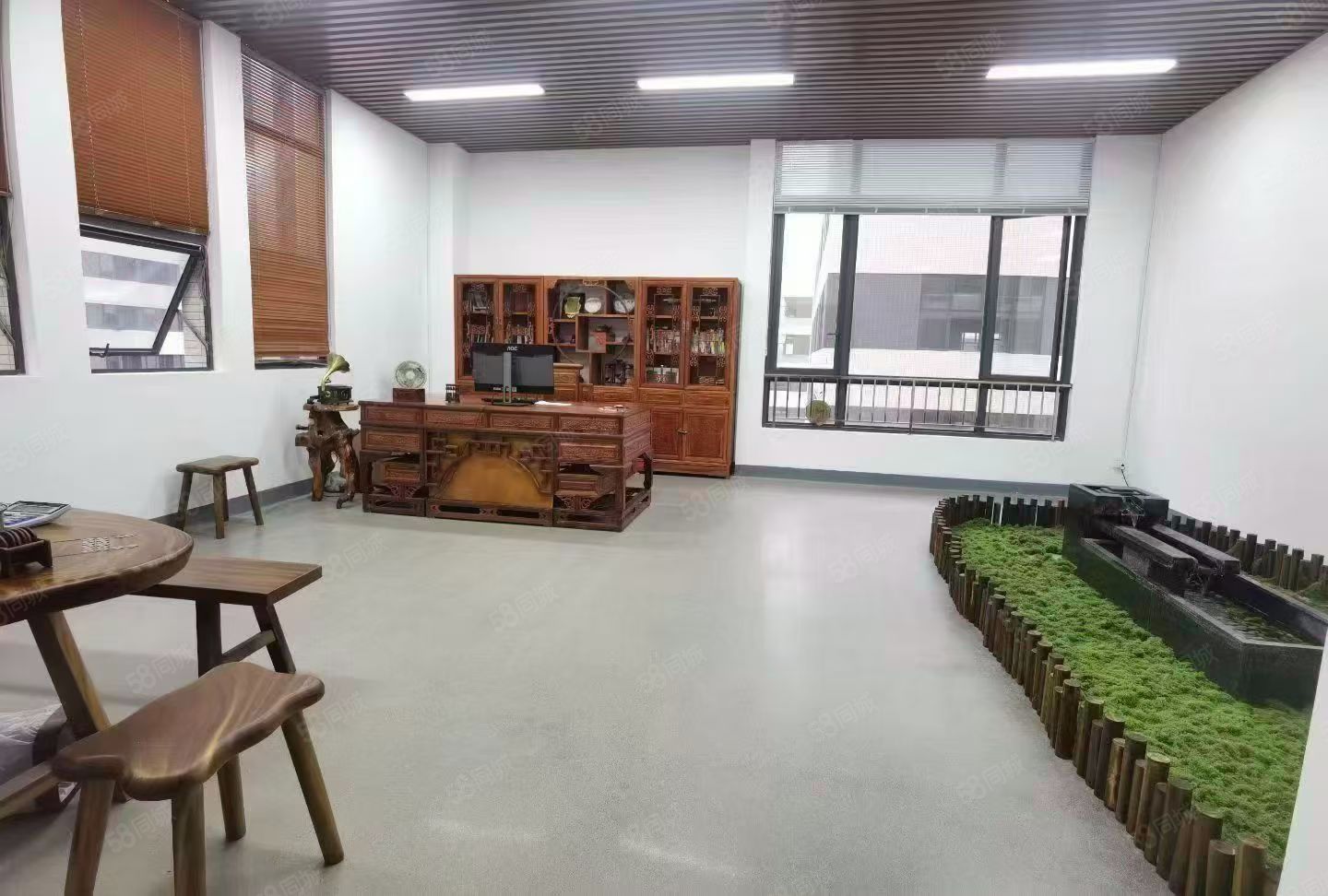 (出租) 带精装修单层1500平带办公室塘厦厂房出租
