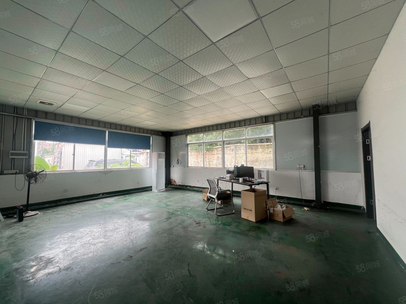 (出租) 塘厦田心新出单一层钢构1150平,现成办公室,使用率高