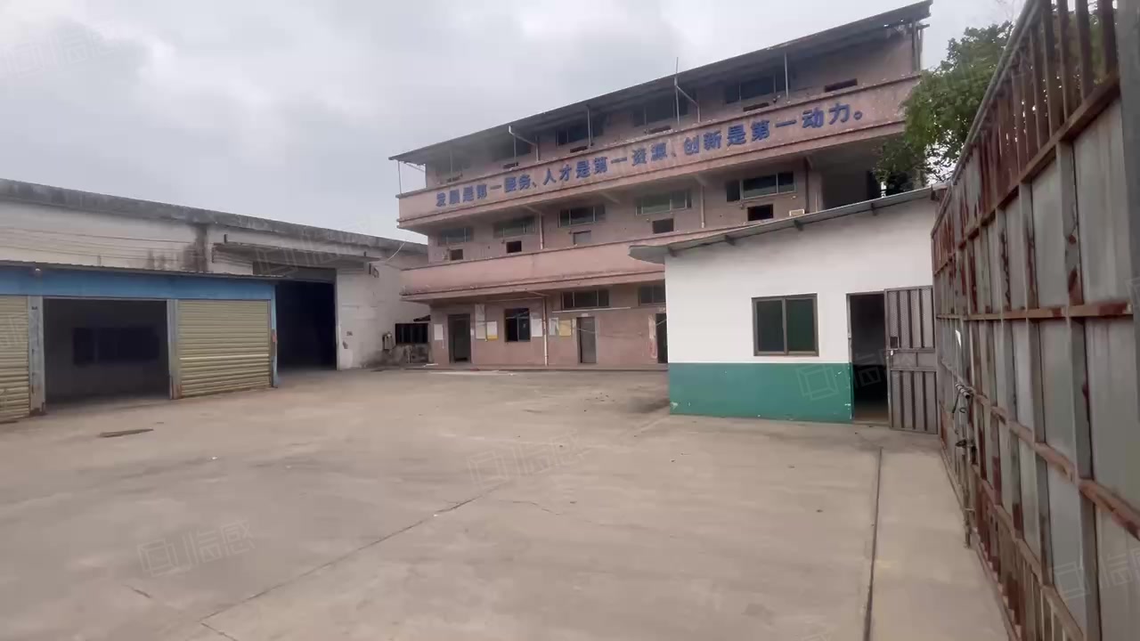 (出租) 10元独院,园洲镇上南原房东砖墙到顶单一层独院厂房出租
