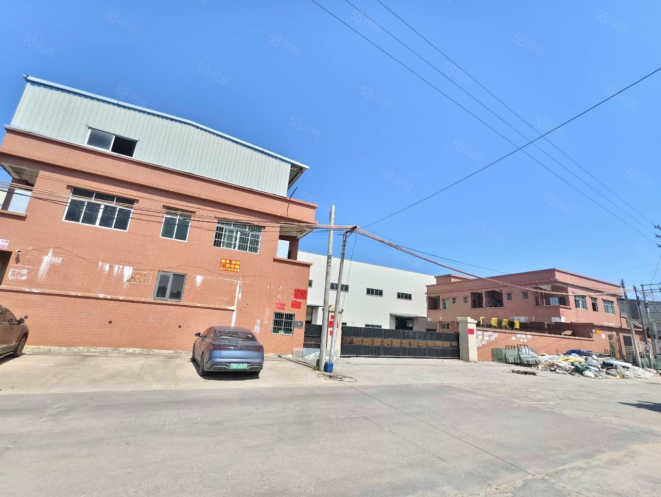 (出租) 博罗园洲独院钢结构厂房出租4000方现装修办公室宿舍1000