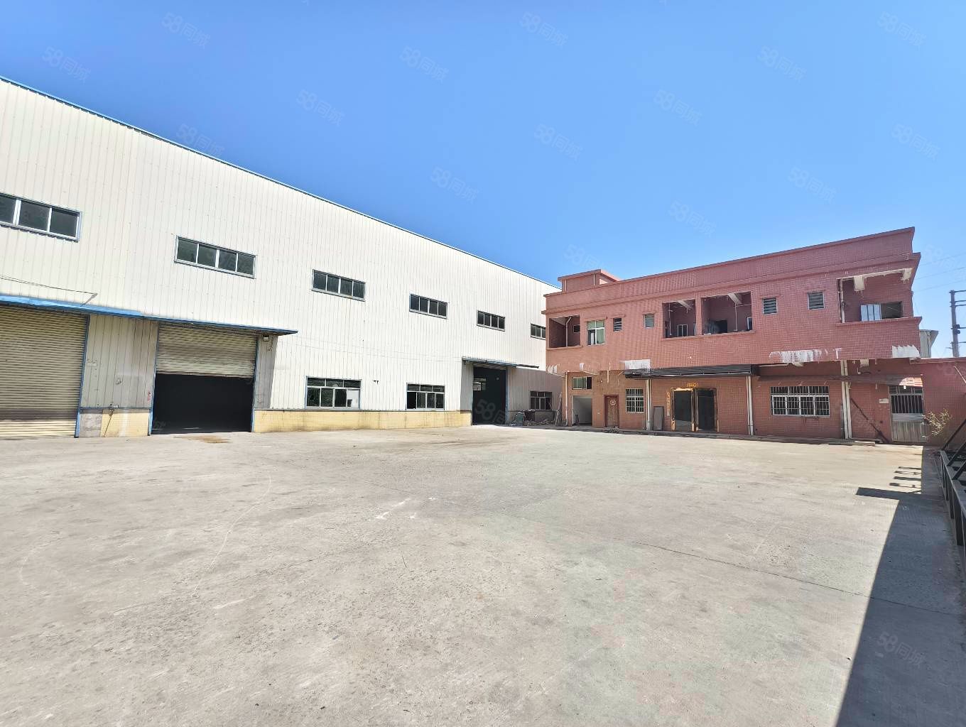 (出租) 博罗园洲独院钢结构厂房出租4000方现装修办公室宿舍1000