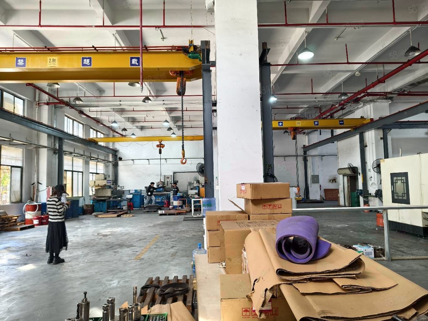 (出租) 长安乌沙原房东一楼500平起分厂房带行车主线水电齐全厂房出租