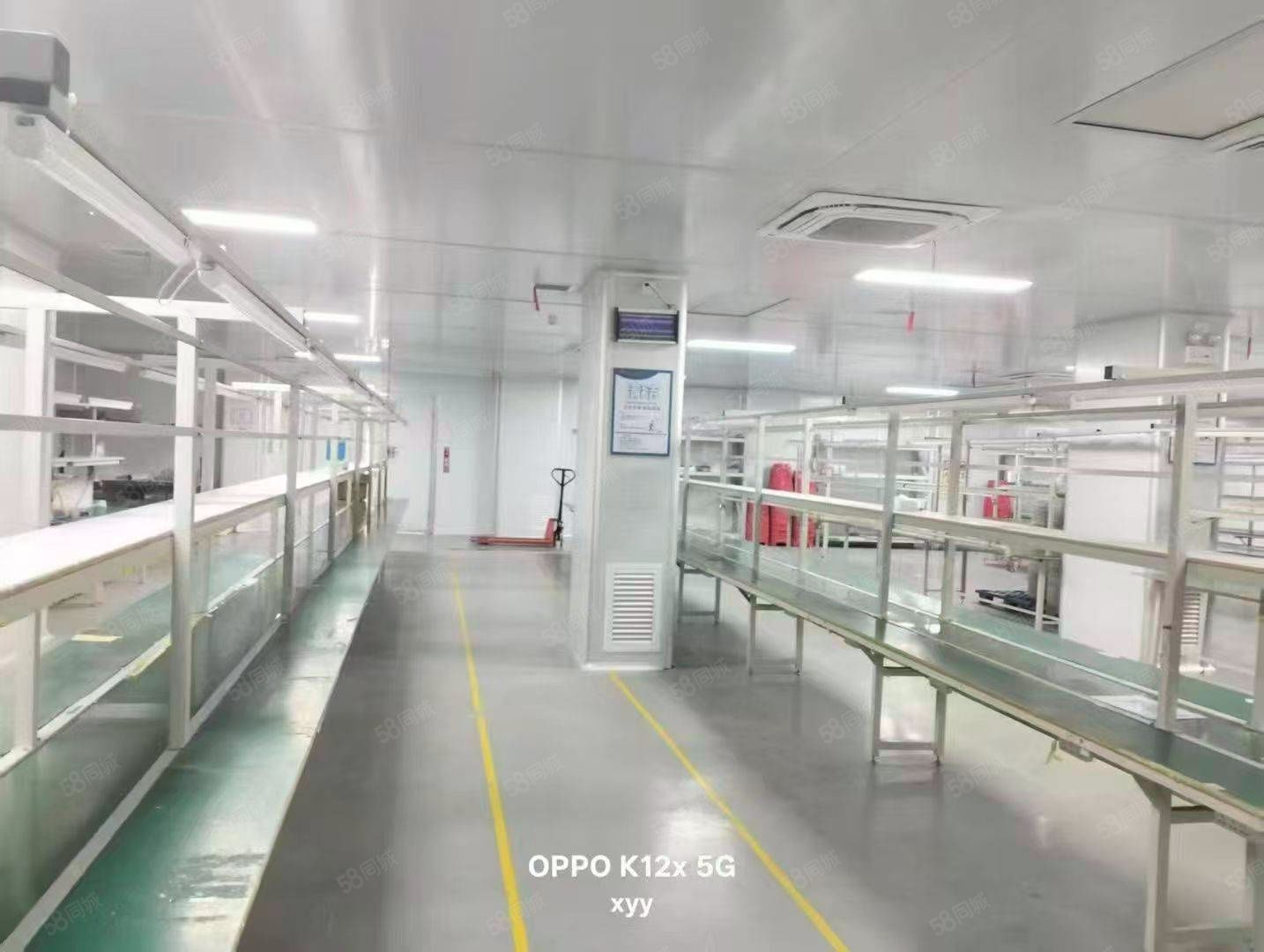 (出租) 长安上沙新出三楼精装修无尘车间1200平方，水电齐全，拎包入