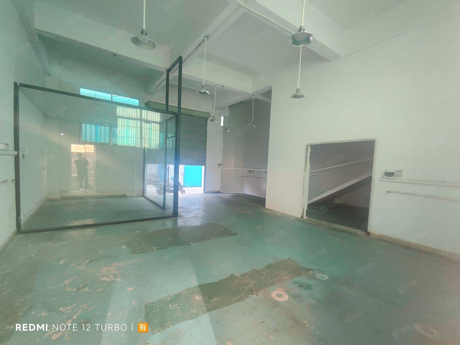 (出租) 长安中南广场附近单一层100平厂房出租,现成装修,水电齐全