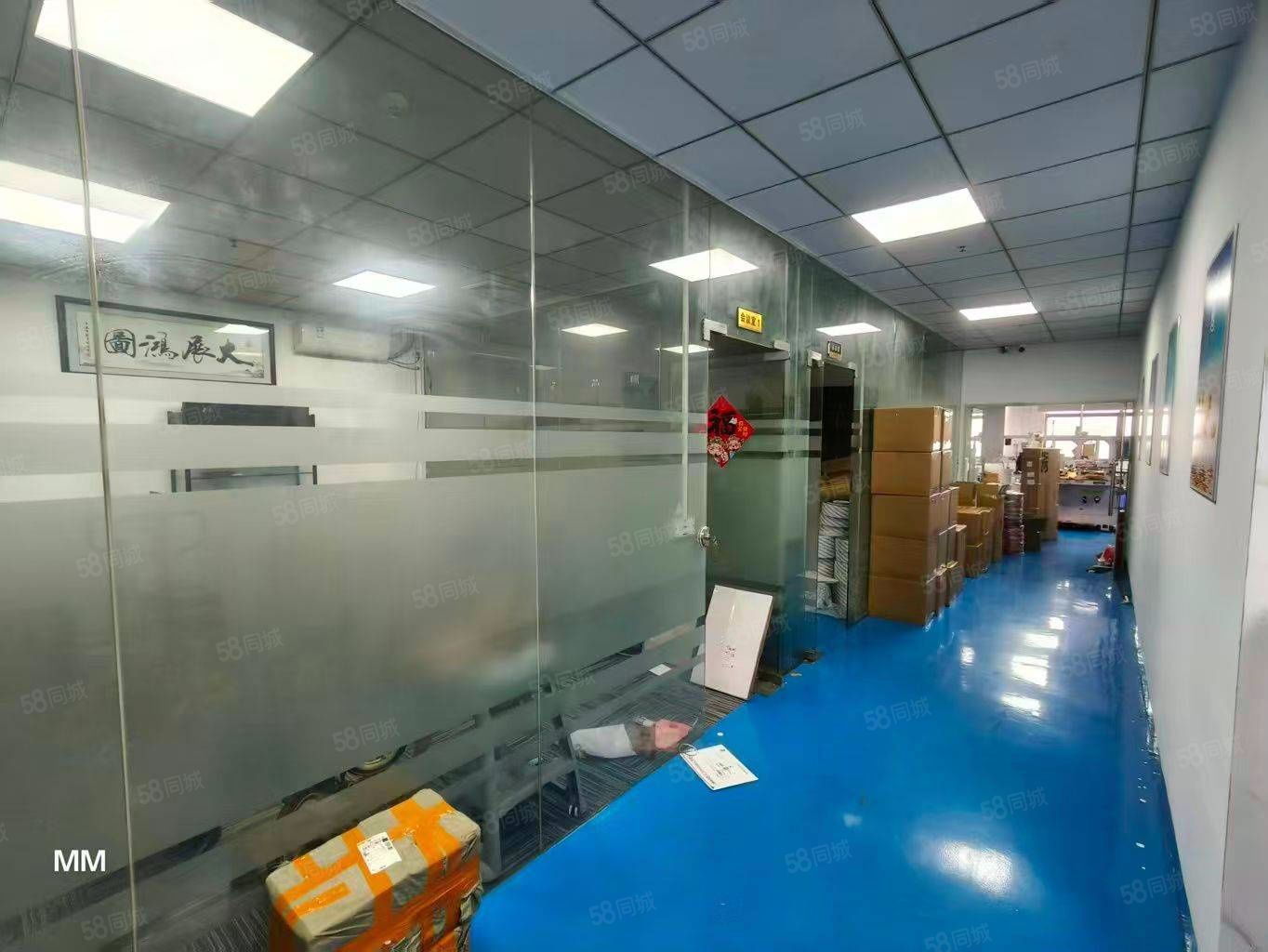 (出租) 乌沙社区楼上重工业厂房350平方四台三吨货梯，精装修办公室