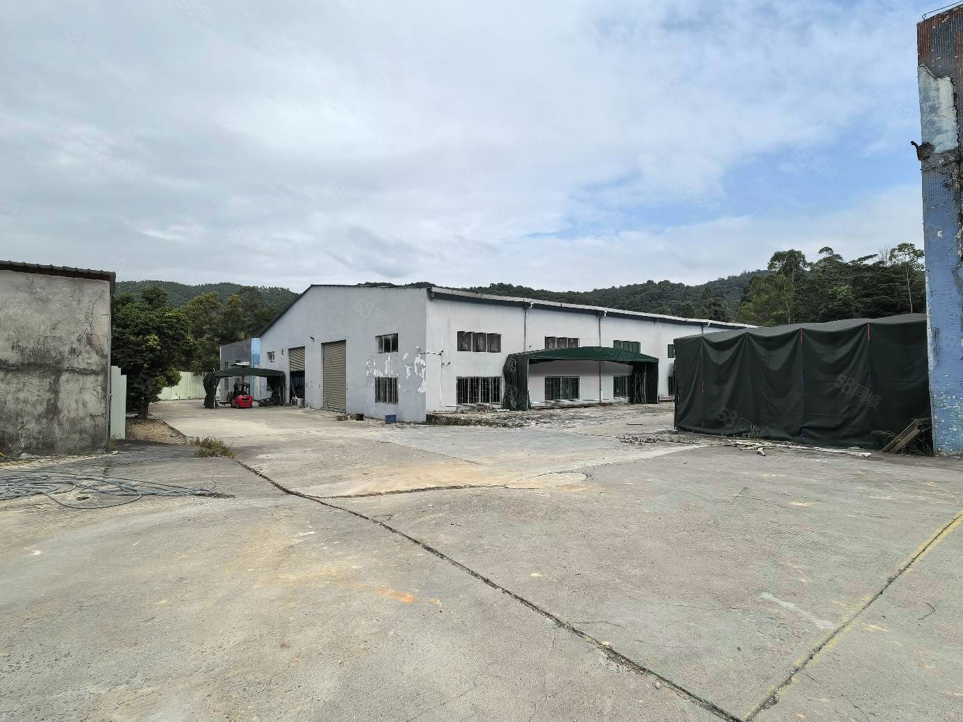 (出租) 靠山边,惠阳镇隆国道旁独门独院8米高钢构12000平厂房出租
