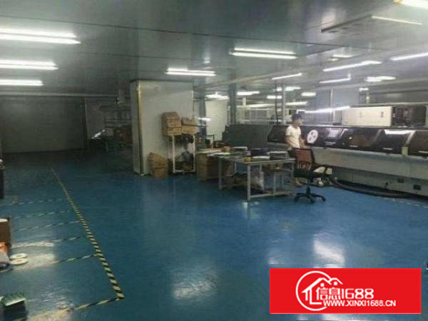 石岩石新楼上700平带装修厂房招租，原房东，格局好