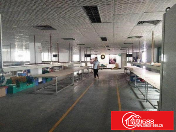 黄江田美工业区原房东，楼上厂房650平，形象好